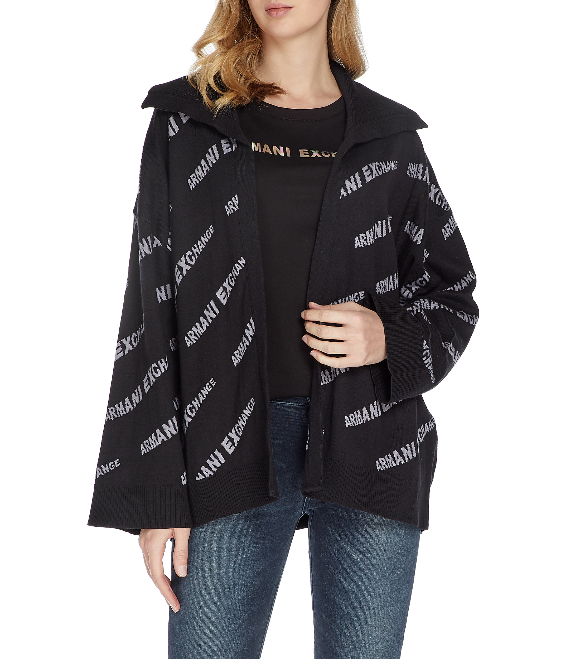 Armani Exchange Suéter abierto Mujer El Palacio de Hierro